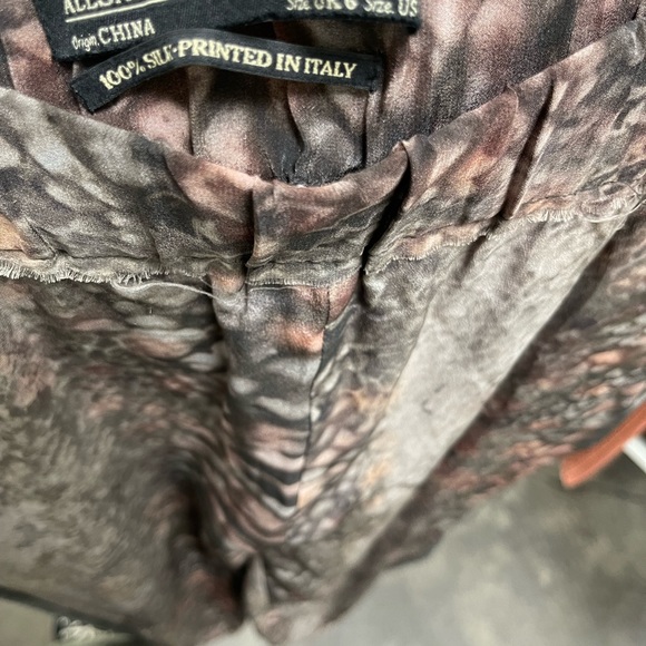 All Saints python printed in Italy  silk jogger NWOT - Picture 3 of 4